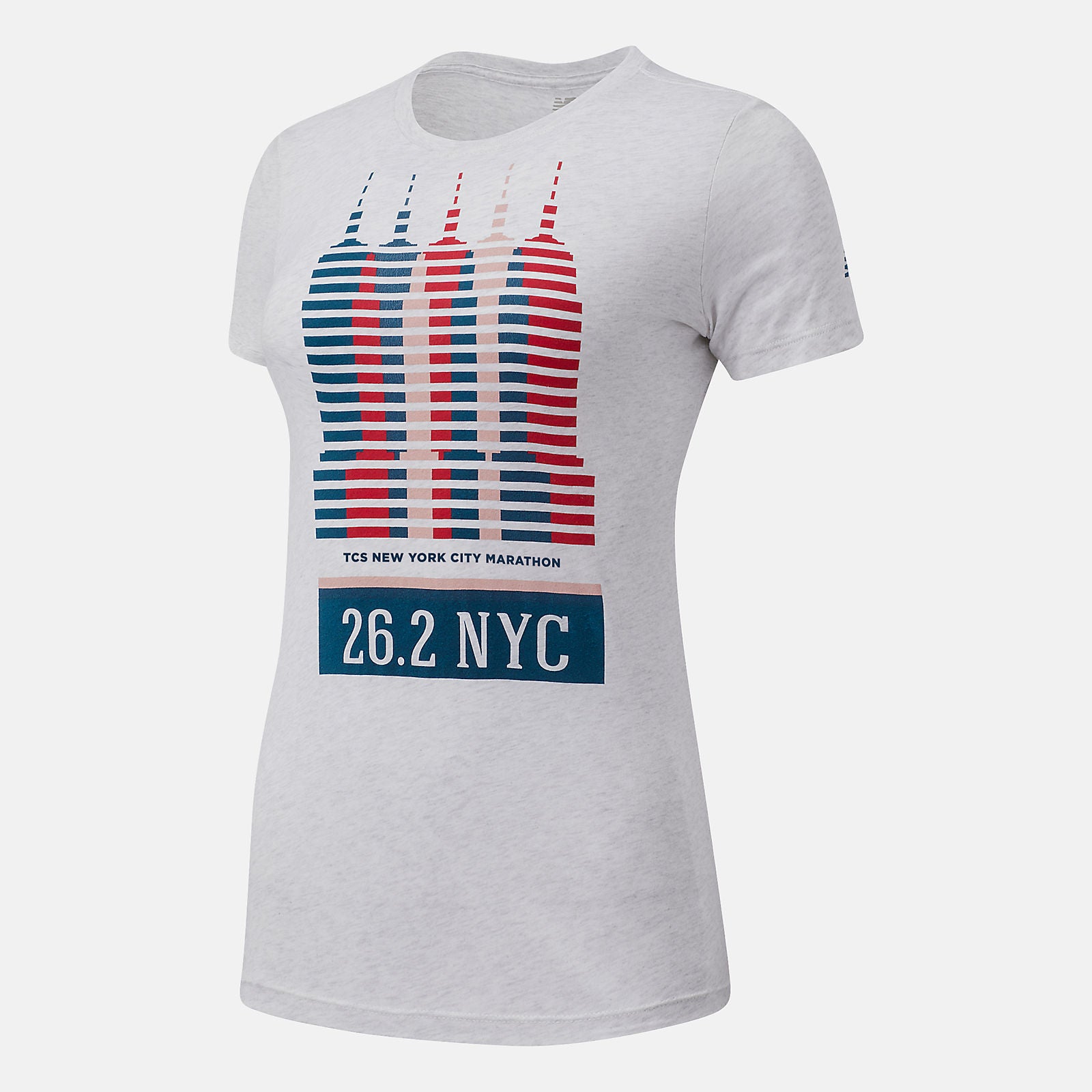 NYC Marathon Empire 26.2 NYC | New Balance Clothing White Heather - Women