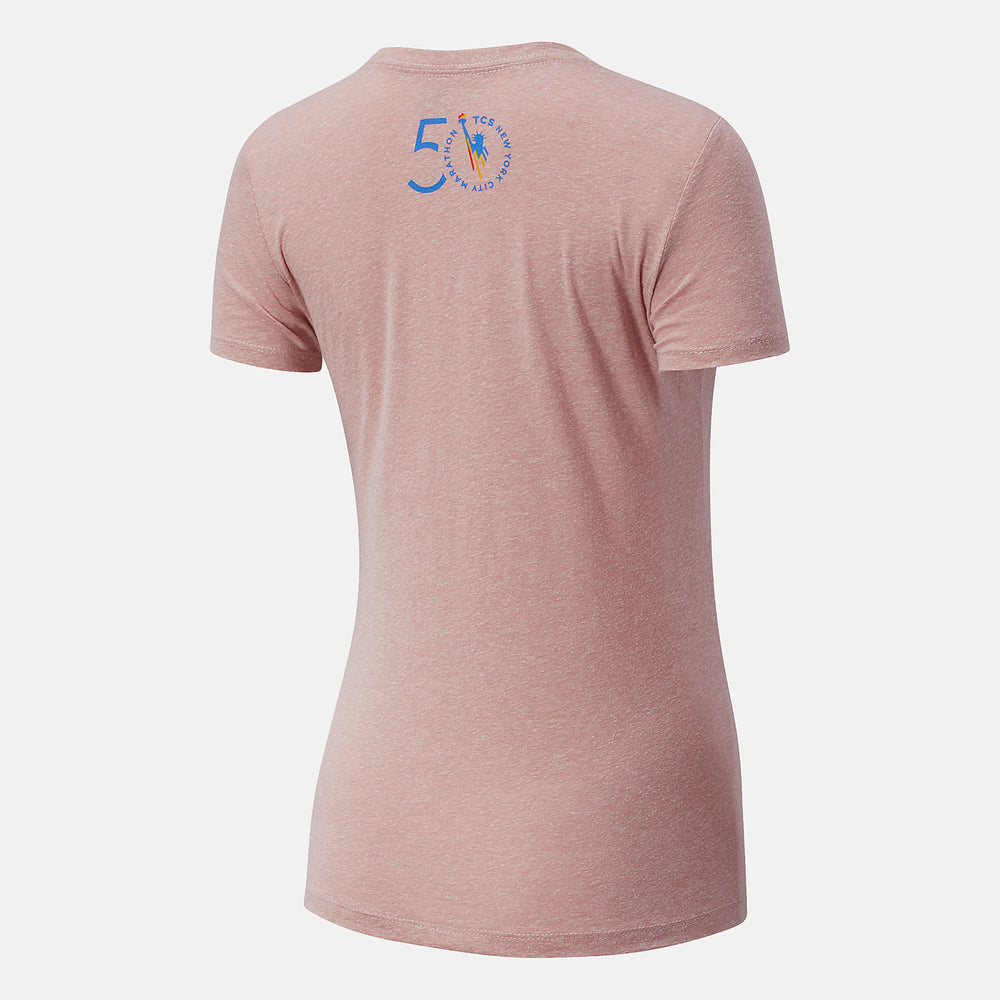 NYC Marathon Run New York Five Boroughs One City | New Balance Clothing Desert Rose - Women