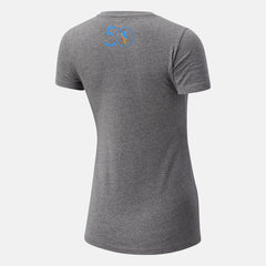 NYC Marathon Run 26.2 Park Short Sleeve | New Balance Clothing Athletic Grey - Women