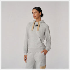 Bandier Fleece Hoodie | New Balance Clothing Athletic Grey - Women