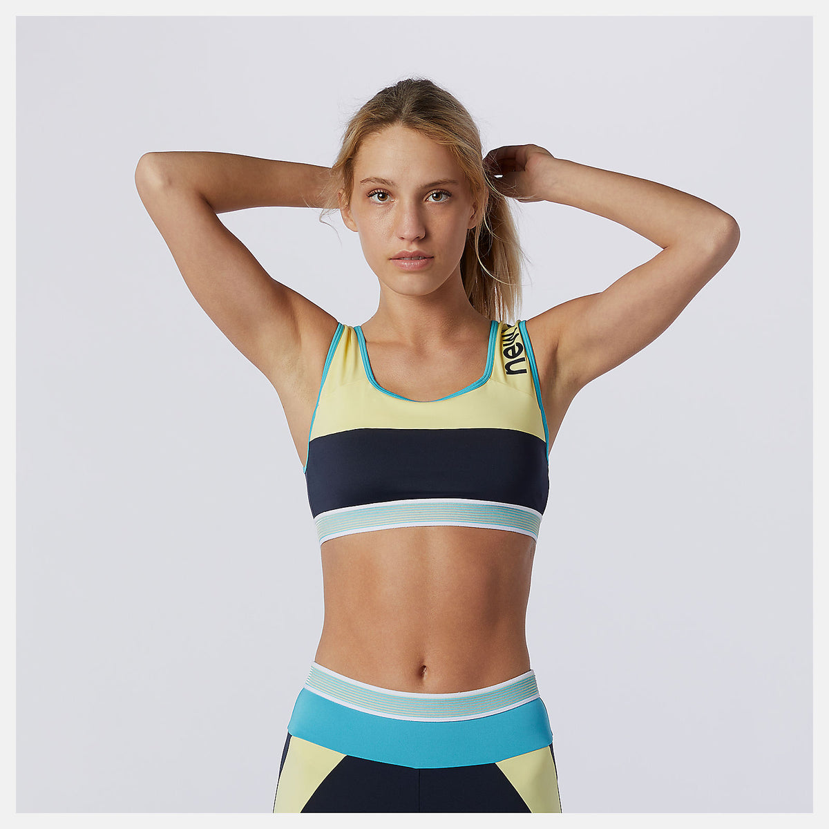 Achiever Remix Crop Top | New Balance Clothing Lemon - Women