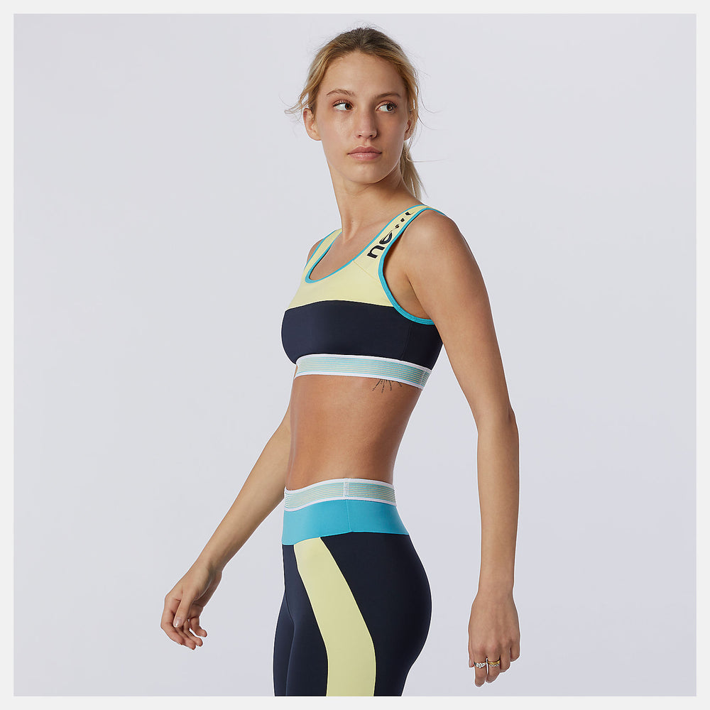 Achiever Remix Crop Top | New Balance Clothing Lemon - Women
