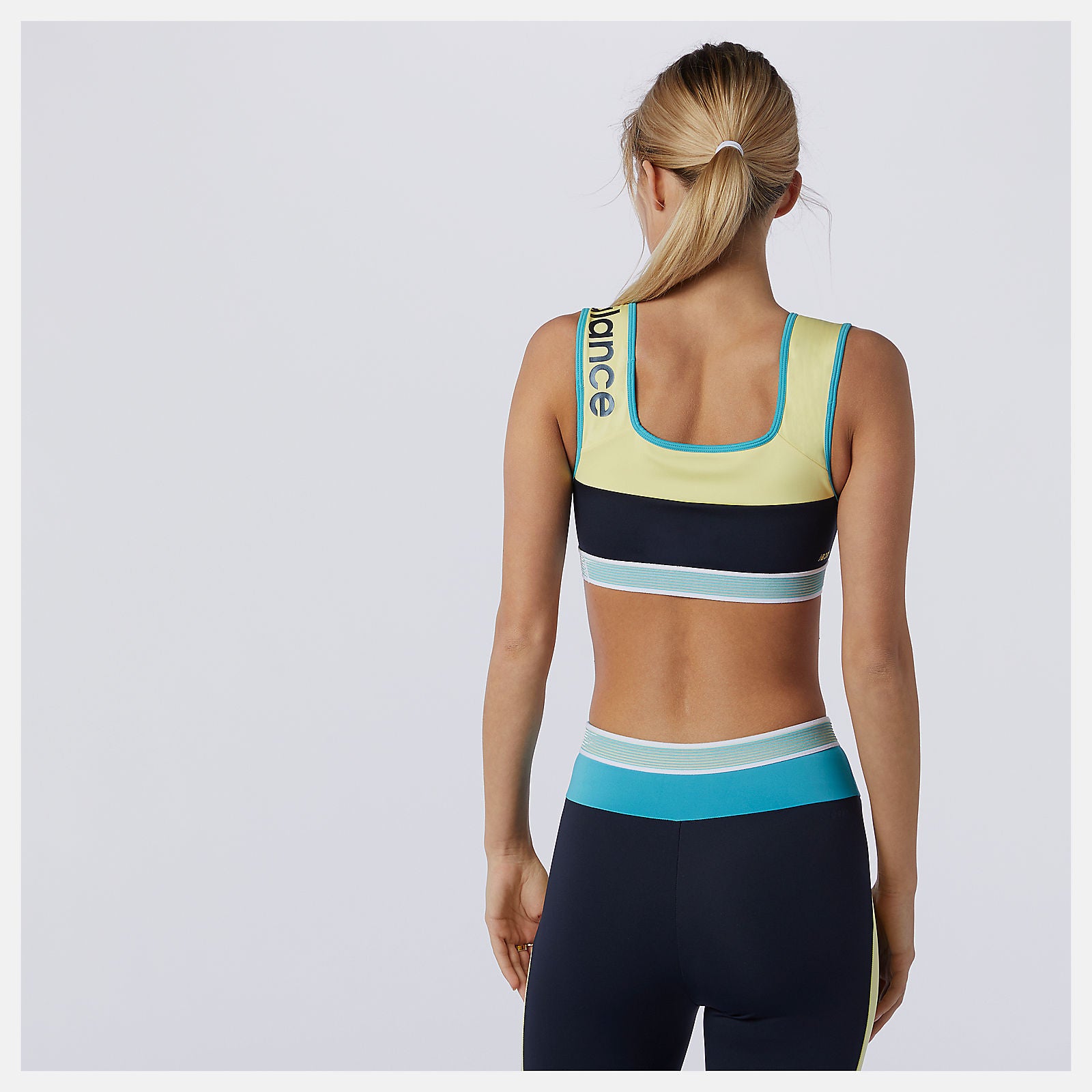 Achiever Remix Crop Top | New Balance Clothing Lemon - Women
