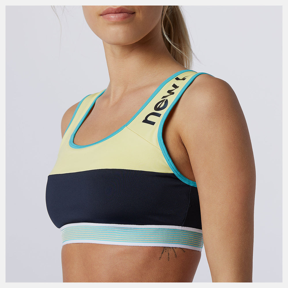 Achiever Remix Crop Top | New Balance Clothing Lemon - Women