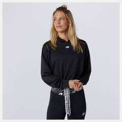 Relentless Cinched Hem Hoodie | New Balance Clothing Black - Women