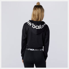 Relentless Cinched Hem Hoodie | New Balance Clothing Black - Women