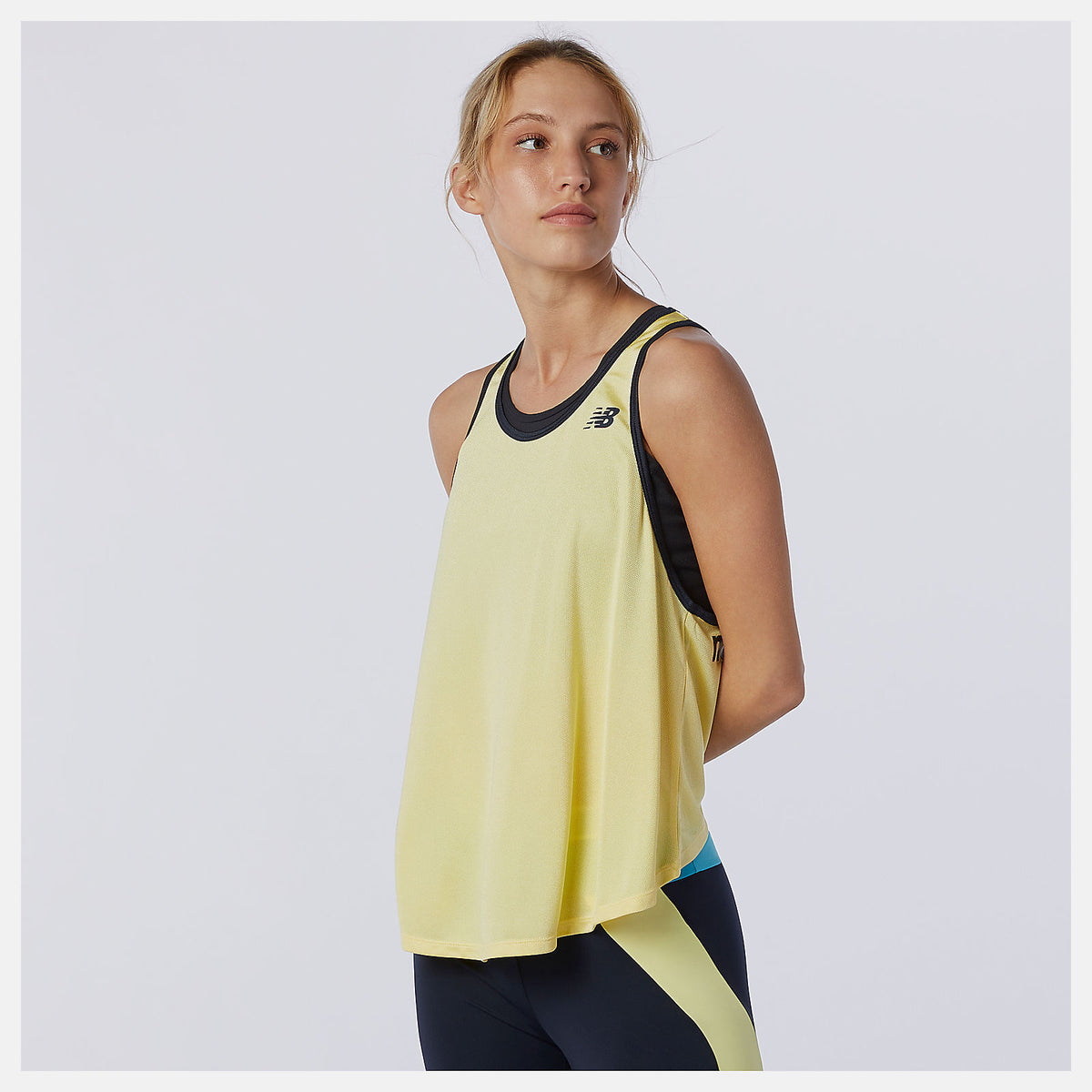 Achiever Mesh Tank | New Balance Clothing Lemon Haze - Women