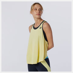 Achiever Mesh Tank | New Balance Clothing Lemon Haze - Women