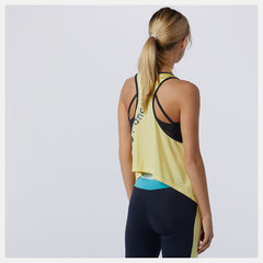 Achiever Mesh Tank | New Balance Clothing Lemon Haze - Women