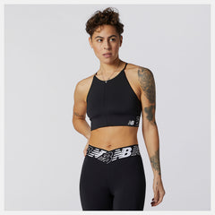Relentless Crop Top | New Balance Clothing Black - Women