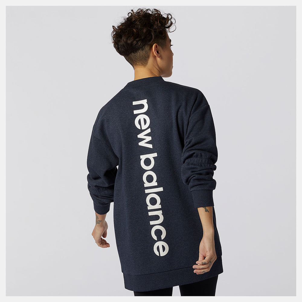 Achiever Crew Sweatshirt | New Balance Clothing Eclipse Heather - Women