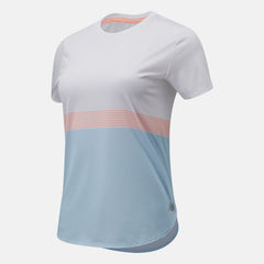Printed Accelerate Short Sleeve | New Balance Clothing White - Women