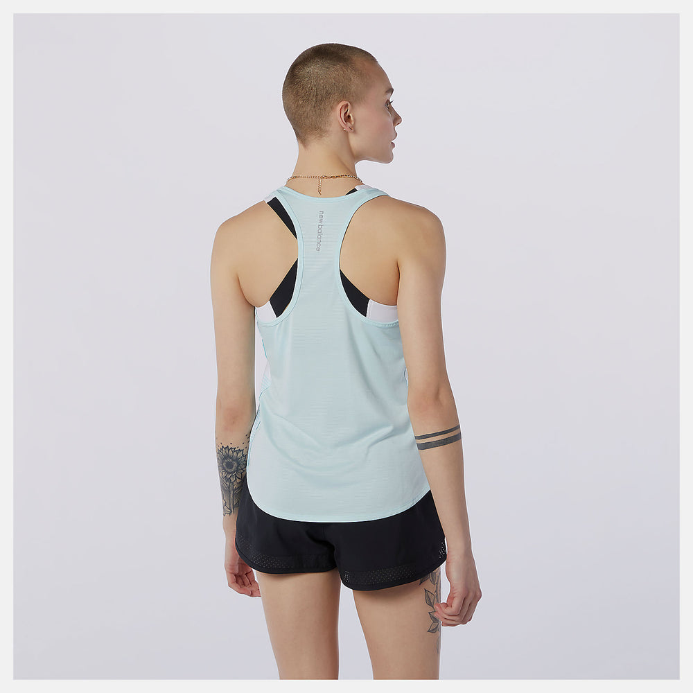 Printed Accelerate Tank | New Balance Clothing Pale Blue - Women
