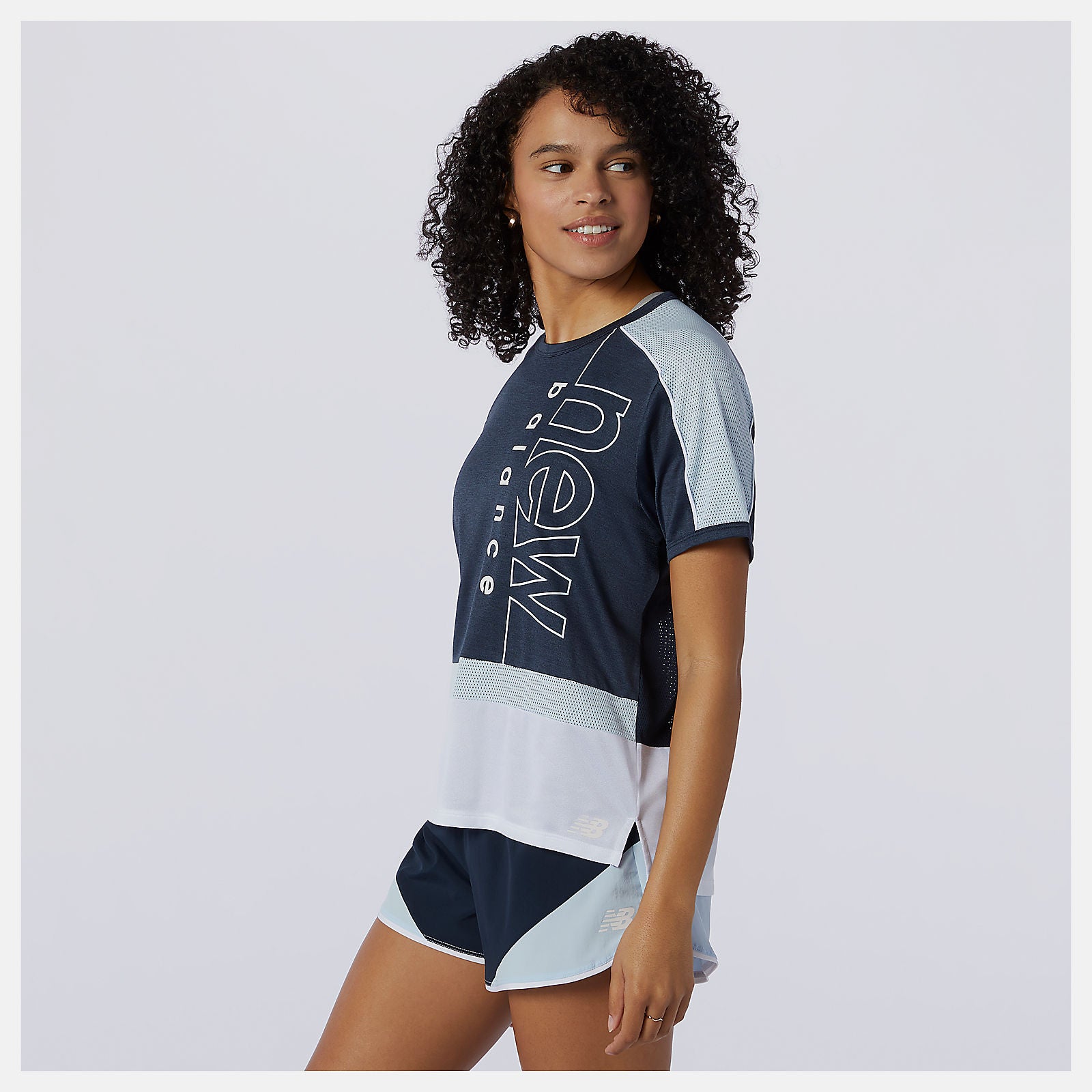 Printed Fast Flight Short Sleeve Top | New Balance Clothing Eclipse - Women