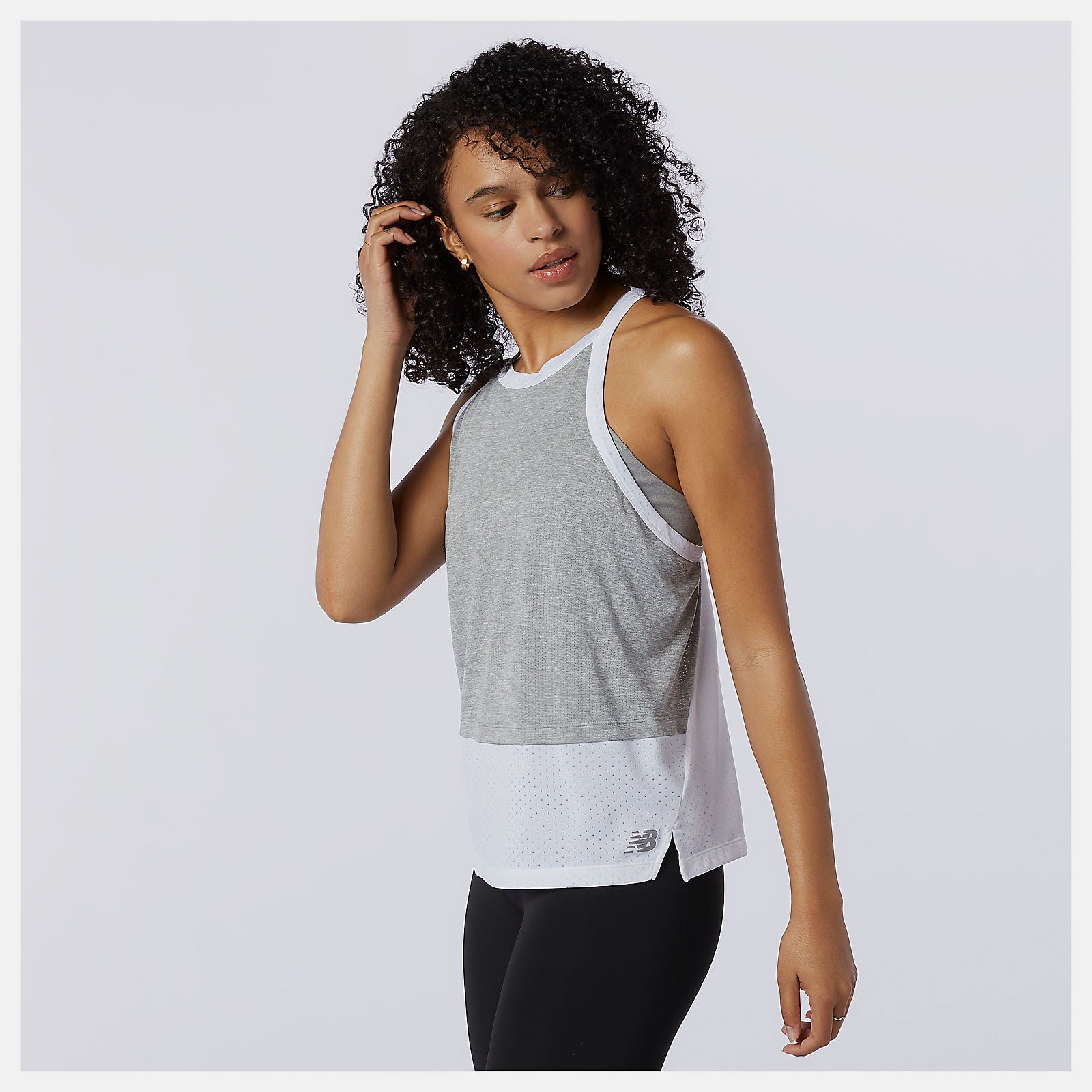 Impact Run Hybrid Tank | New Balance Clothing Athletic Grey - Women