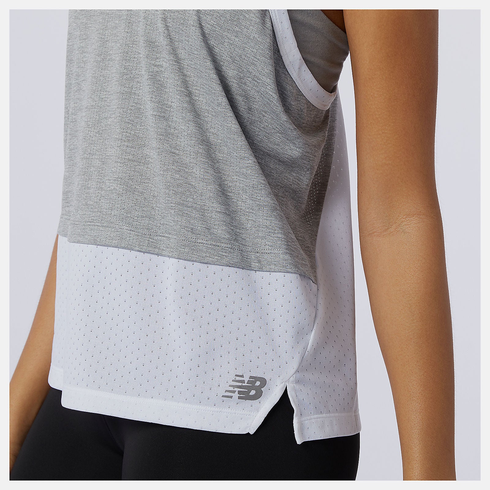 Impact Run Hybrid Tank | New Balance Clothing Athletic Grey - Women