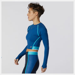 Q Speed Fuel Long Sleeve | New Balance Clothing Captain Blue - Women