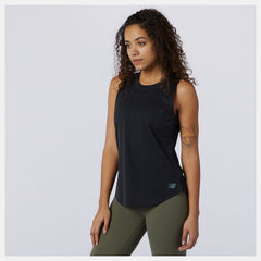 Q Speed Fuel Jacquard Tank | New Balance Clothing Black - Women