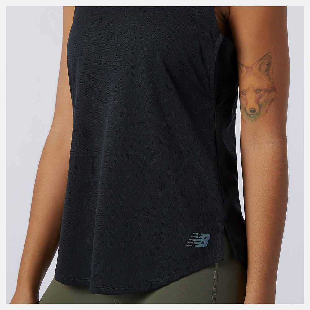 Q Speed Fuel Jacquard Tank | New Balance Clothing Black - Women