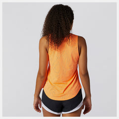Q Speed Fuel Jacquard Tank | New Balance Clothing Citrus Punch - Women