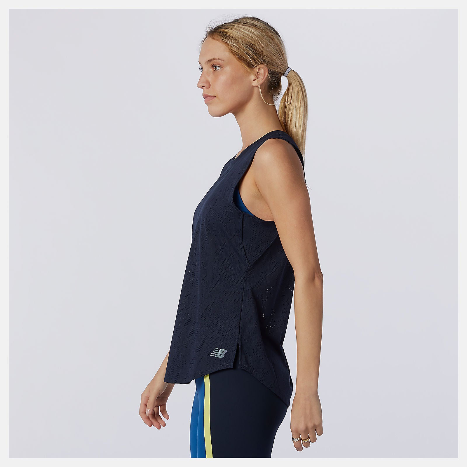 Q Speed Fuel Jacquard Tank | New Balance Clothing Eclipse - Women
