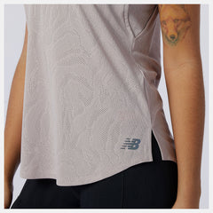 Q Speed Fuel Jacquard Tank | New Balance Clothing Logwood - Women