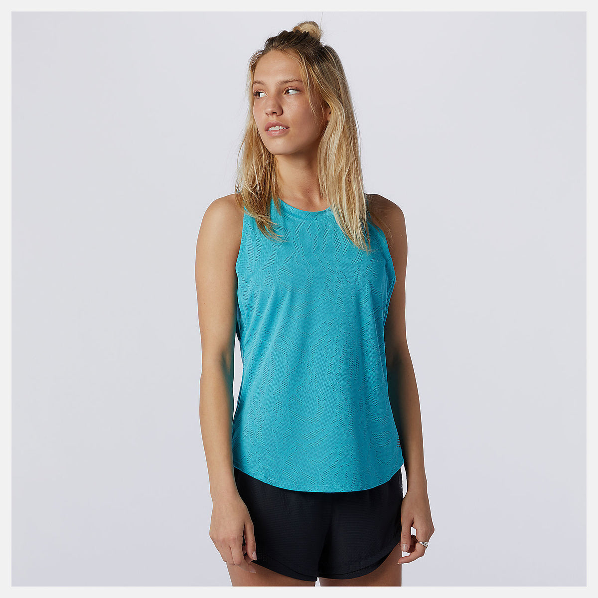 Q Speed Fuel Jacquard Tank | New Balance Clothing Virtual Sky - Women