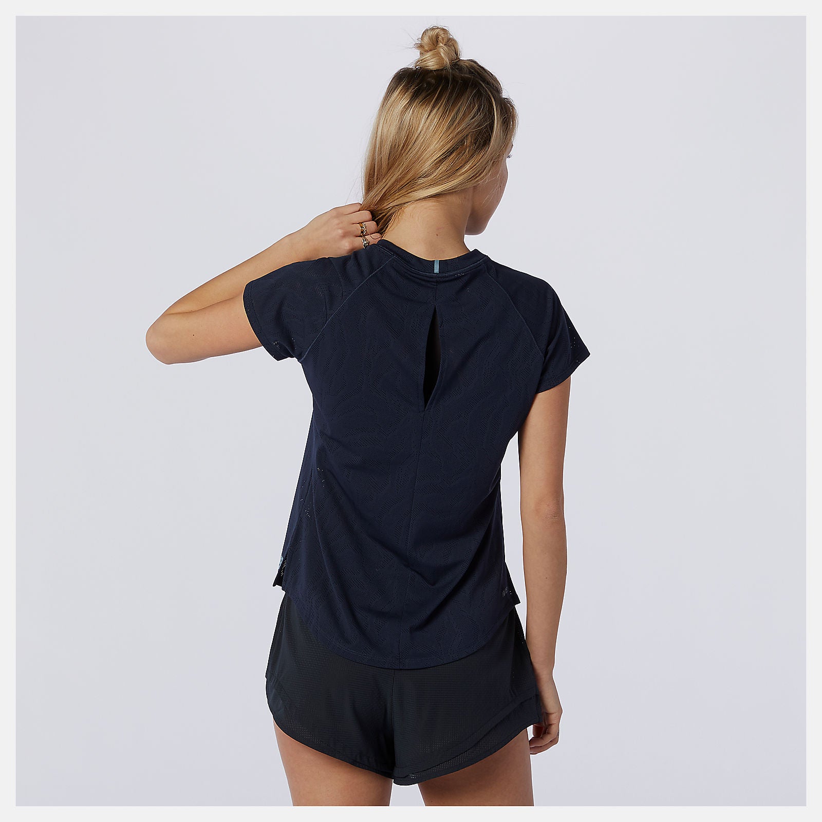 Q Speed Fuel Jacquard Short Sleeve | New Balance Clothing Eclipse - Women