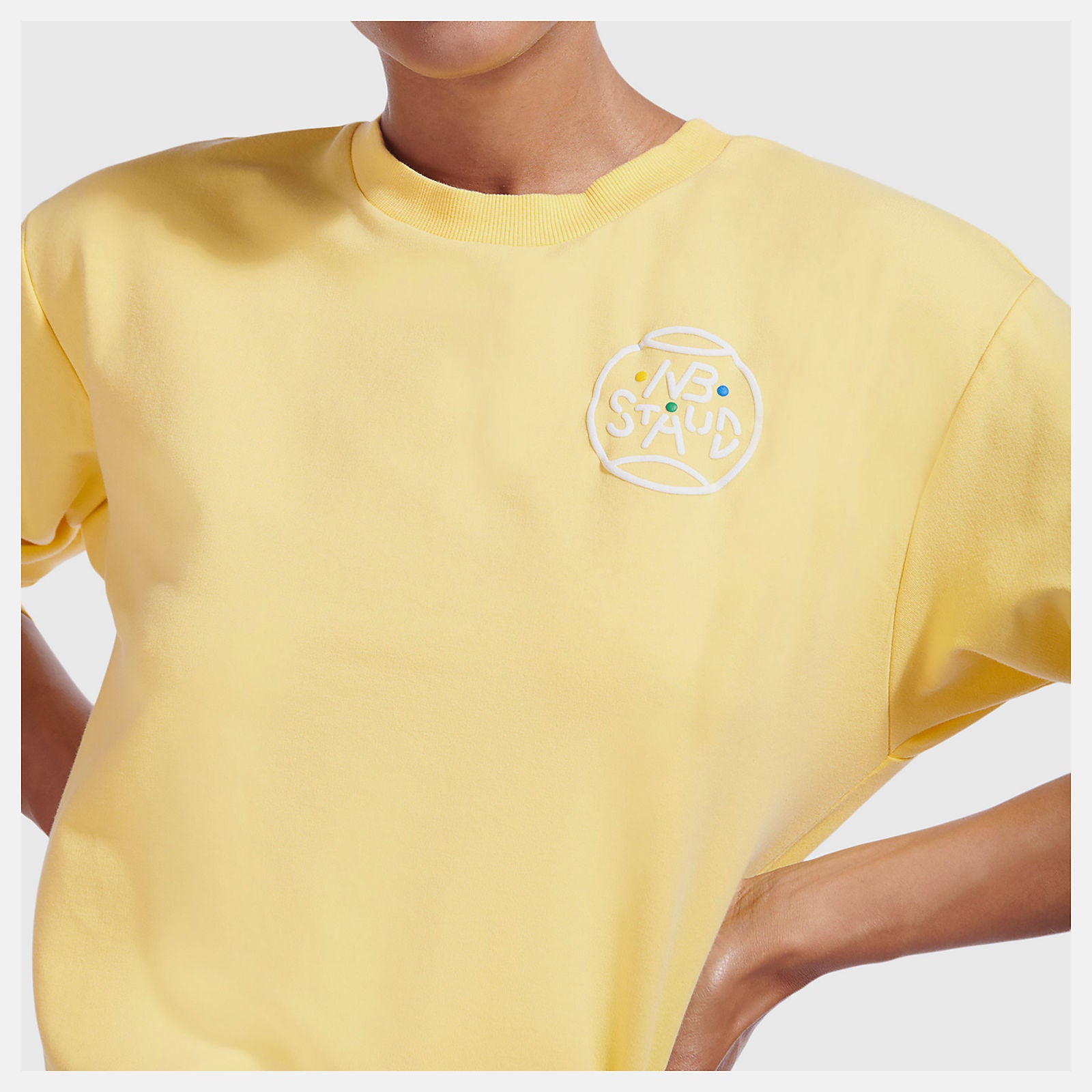 NB x Staud Sweatshirt | New Balance Clothing Yellow - Women