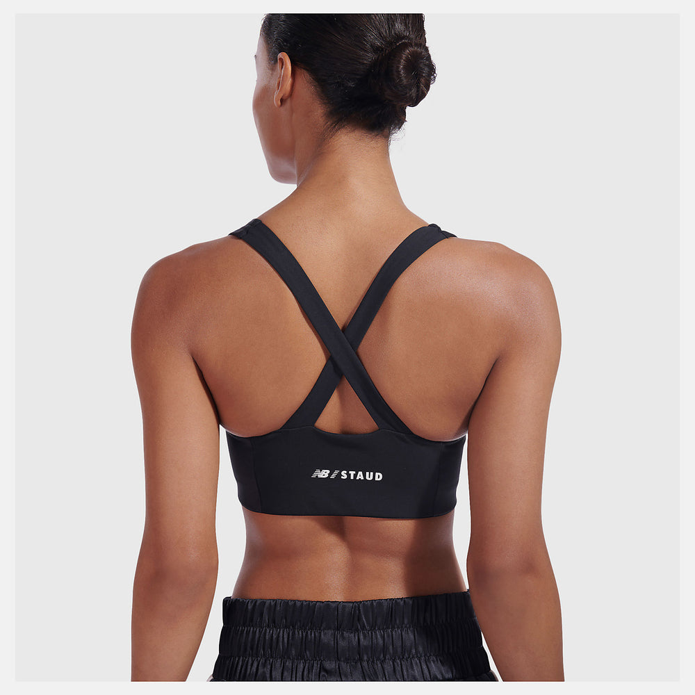 NB x Staud Crop Bra | New Balance Clothing Black - Women