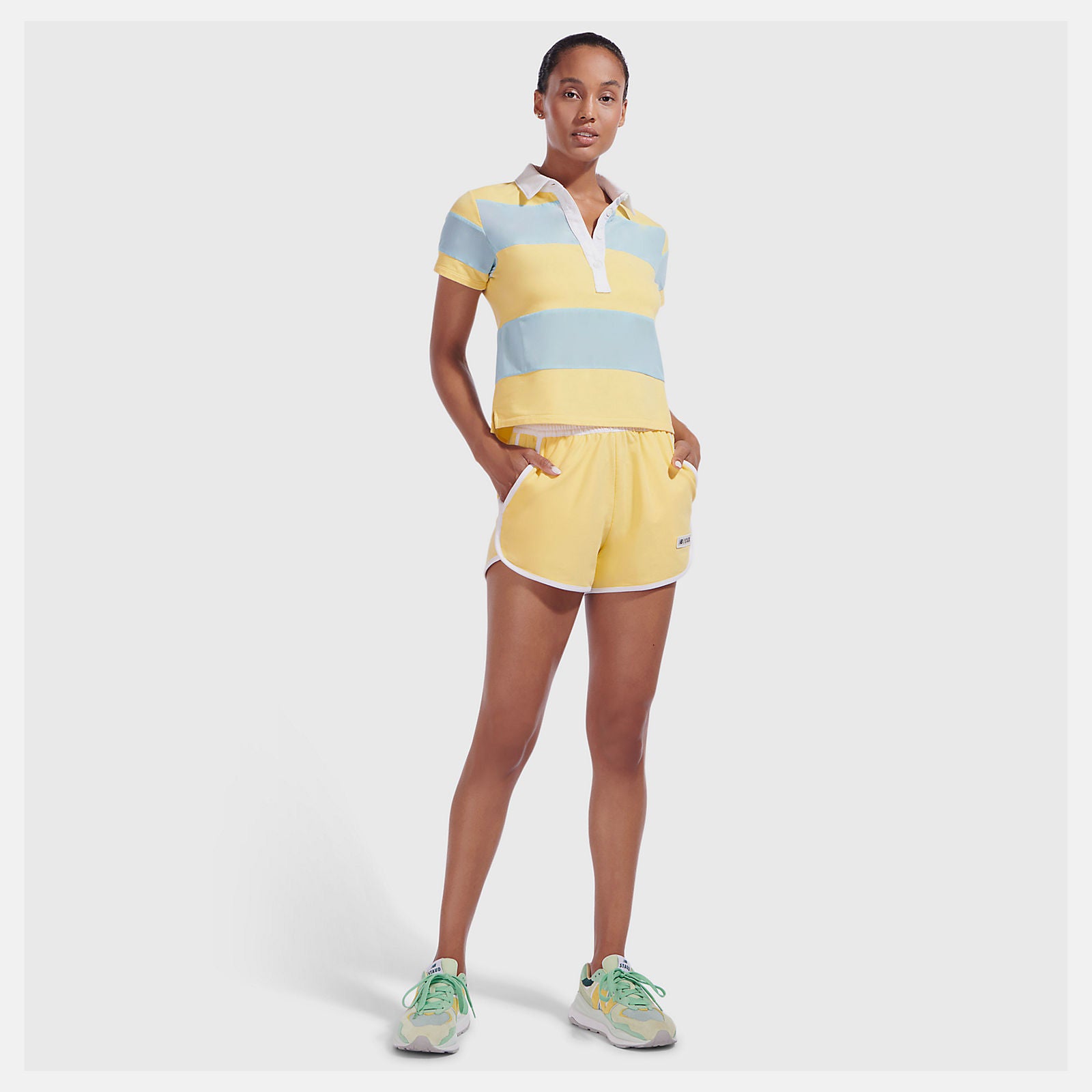 NB x Staud Polo | New Balance Clothing Yellow - Women