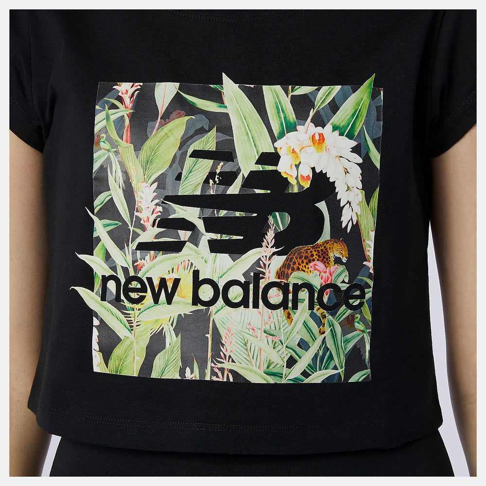 NB Essentials Botanical Tee | New Balance Clothing Black - Women