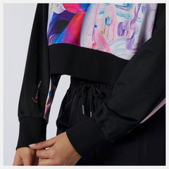 NB Athletics Erin Loree Half-zip Hoodie | New Balance Clothing Black/Magnet - Women