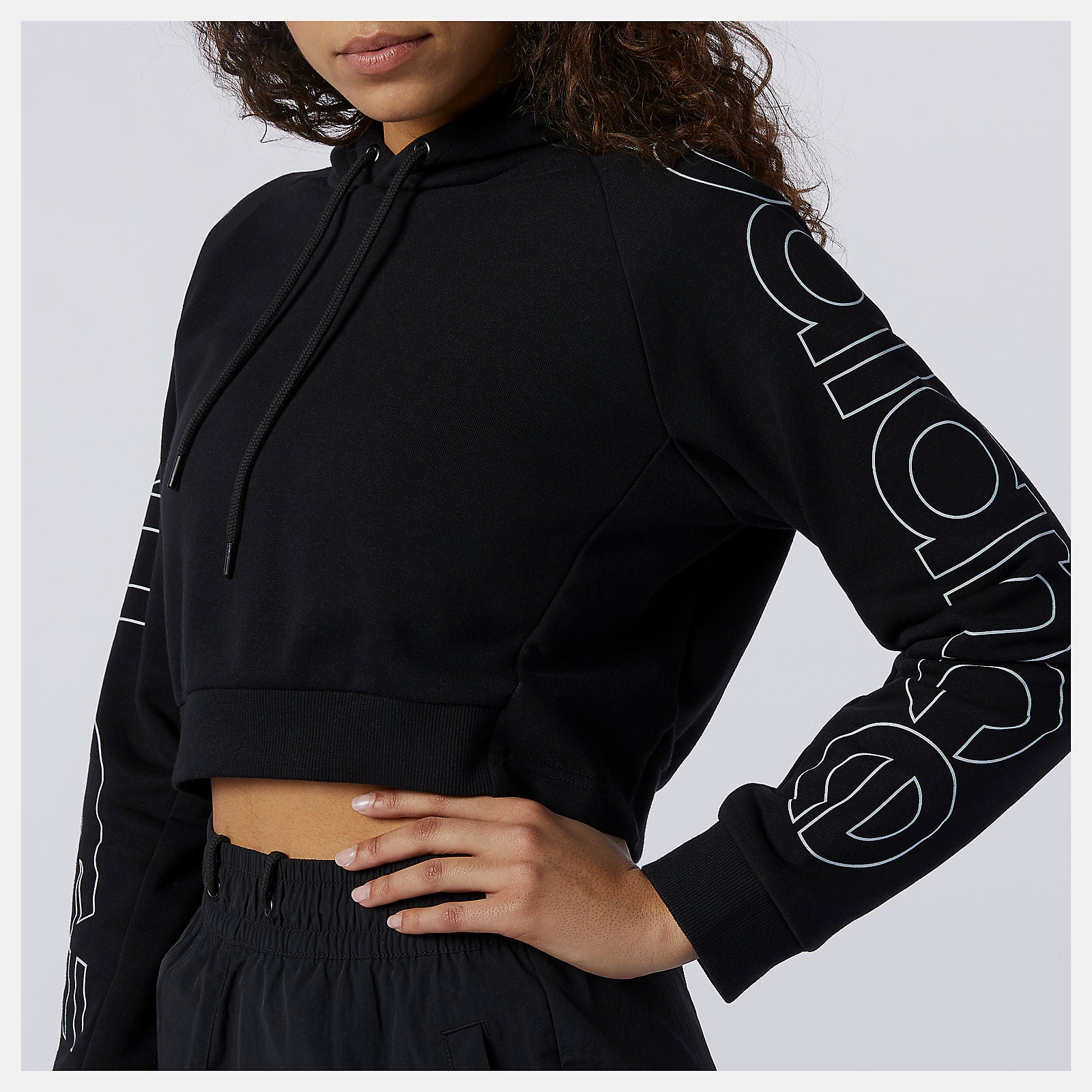 Sport Style Optiks Hoodie | New Balance Clothing Black - Women
