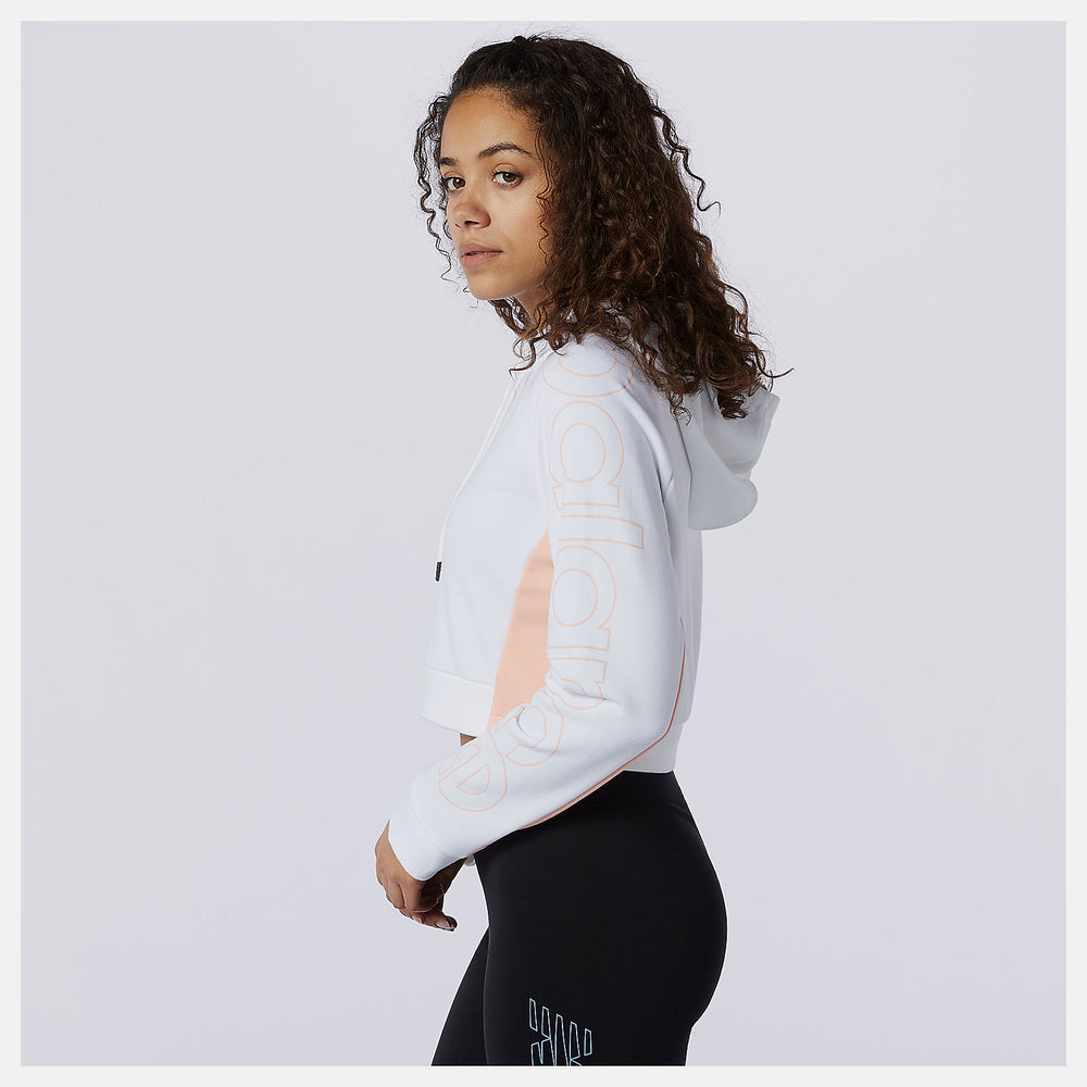 Sport Style Optiks Hoodie | New Balance Clothing White - Women