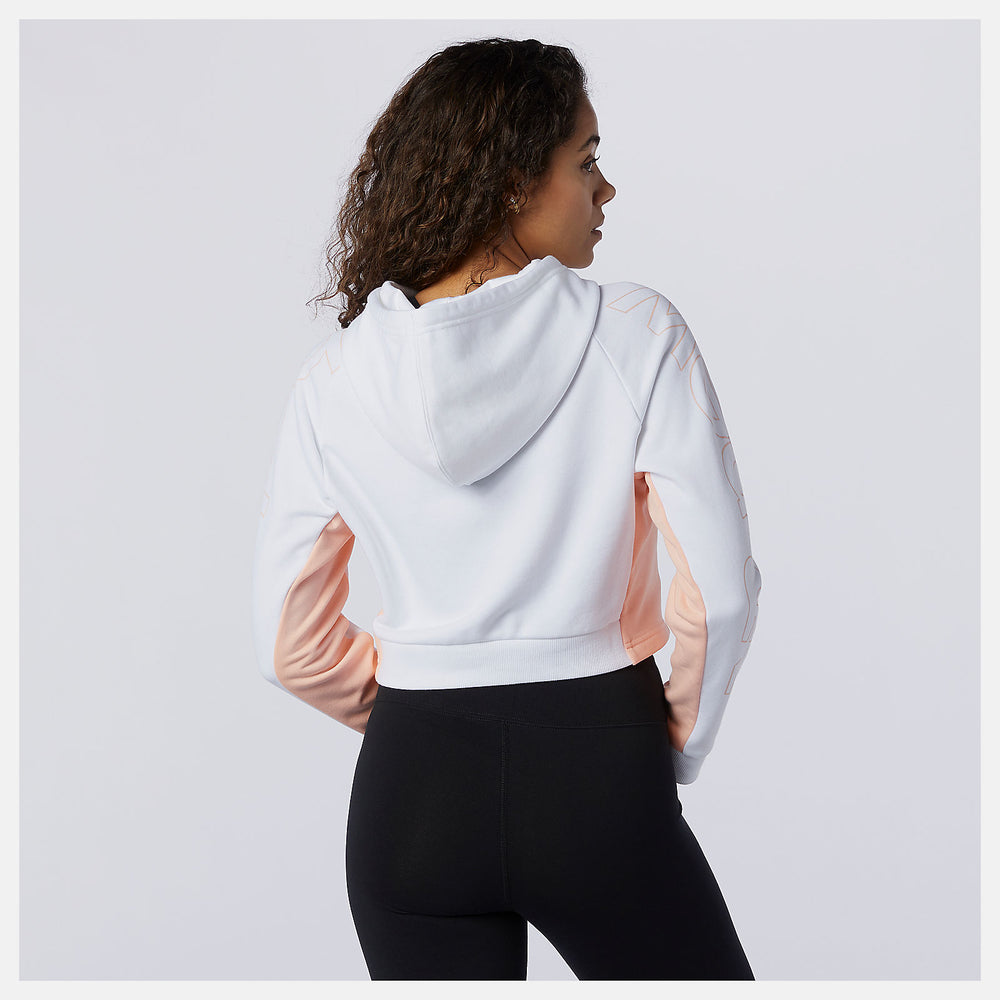 Sport Style Optiks Hoodie | New Balance Clothing White - Women
