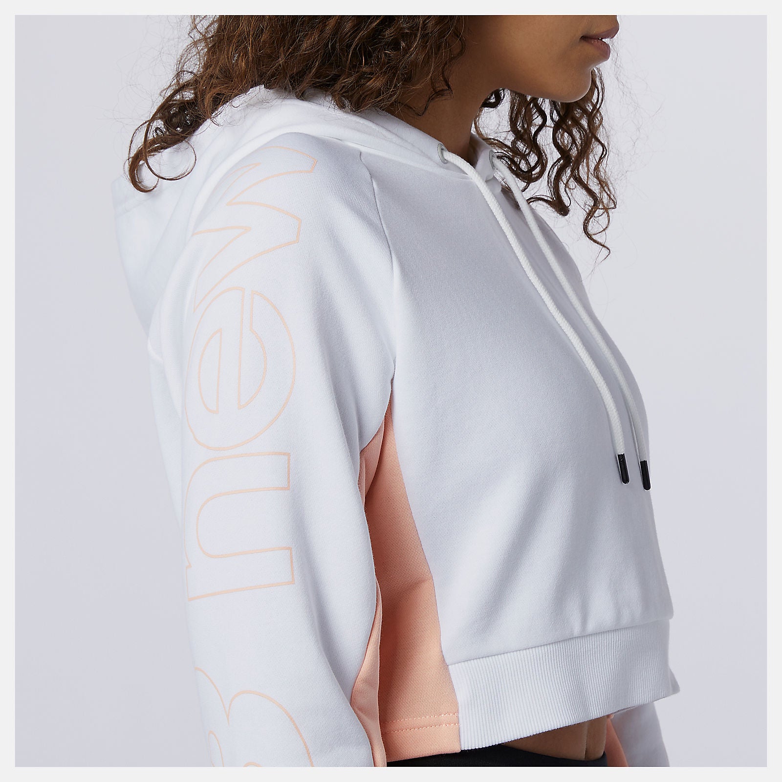 Sport Style Optiks Hoodie | New Balance Clothing White - Women