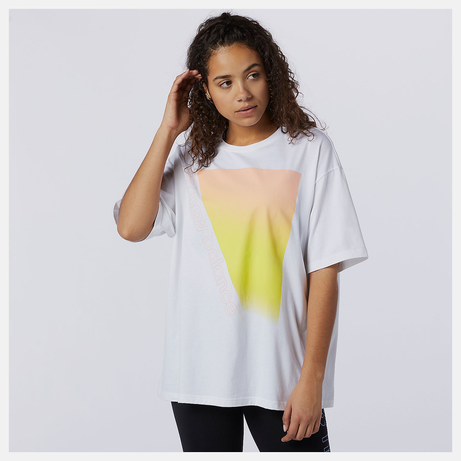 Sport Style Optiks Gradient Graphic Tee | New Balance Clothing White - Women