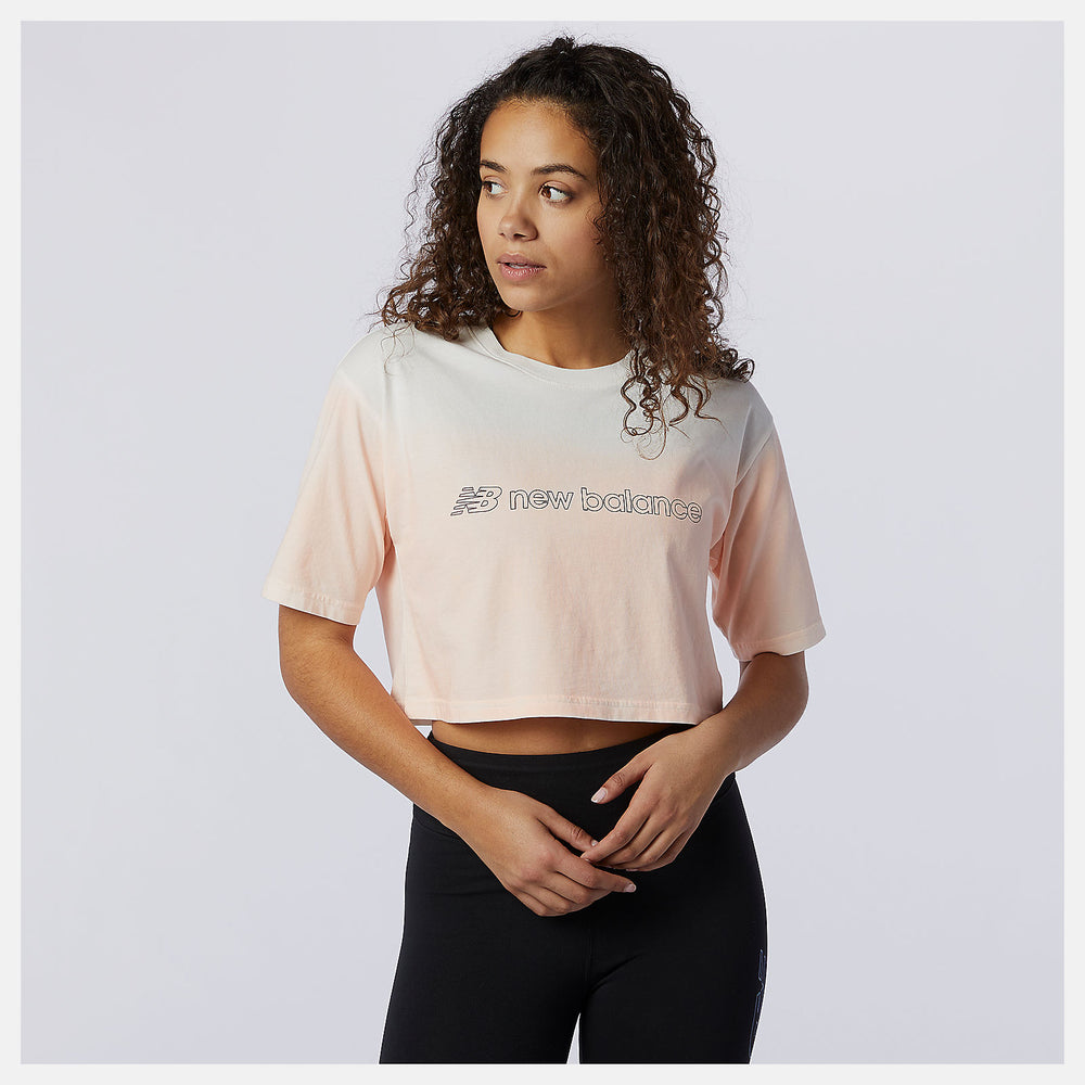 Sport Style Optiks Gradient Spray Tee | New Balance Clothing Cloud Pink - Women