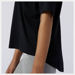 NB Athletics Collide Short Sleeve Tee | New Balance Clothing Black - Women