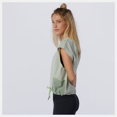 NB All Terrain Pocket Tee | New Balance Clothing Silver Pine - Women