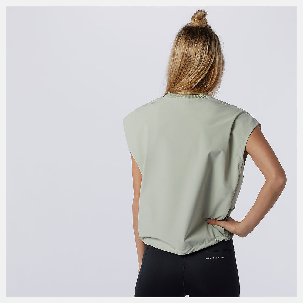NB All Terrain Pocket Tee | New Balance Clothing Silver Pine - Women