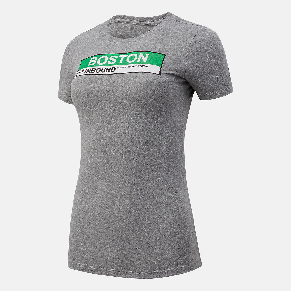 Boston INBound Green Line Graphic Tee | New Balance Clothing Athletic Grey - Women