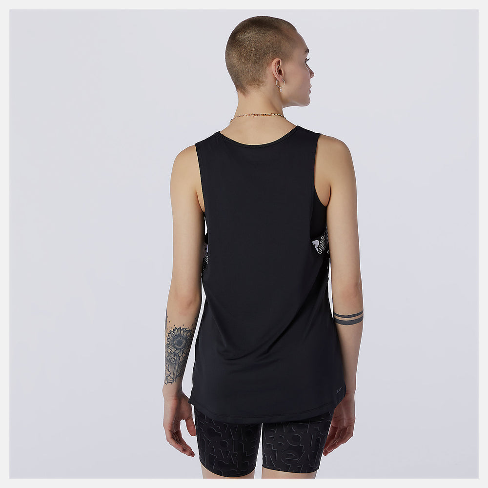 Relentless Sweat Tank | New Balance Clothing Black - Women