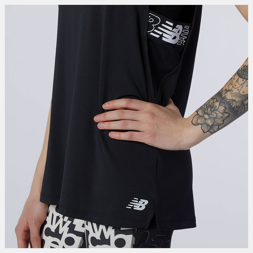 Relentless Sweat Tank | New Balance Clothing Black - Women
