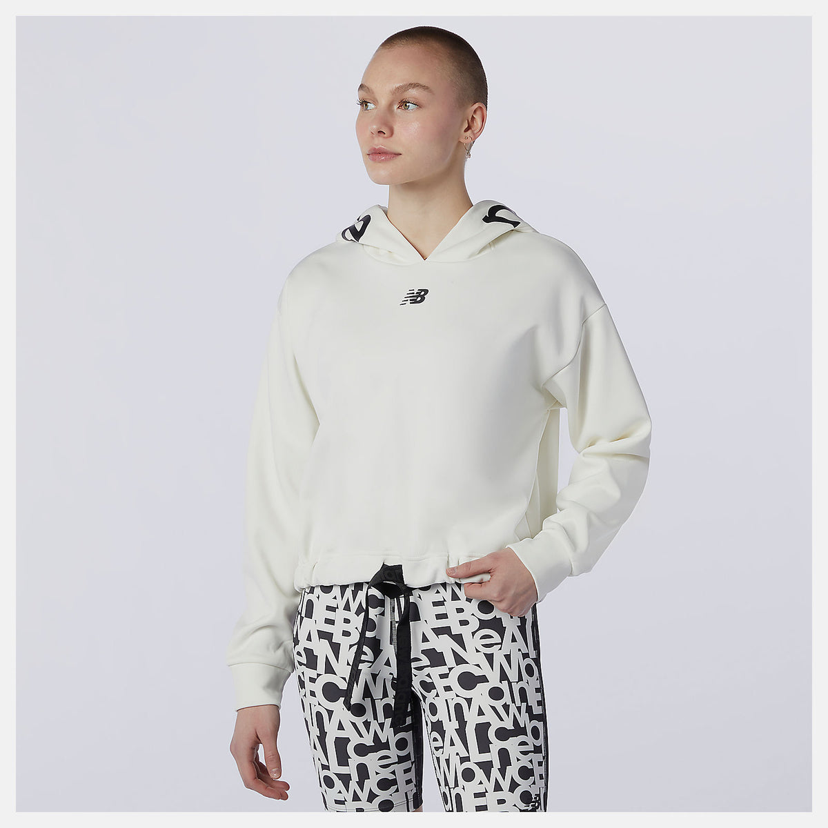 Relentless Performance Fleece Layer | New Balance Clothing Sea Salt - Women