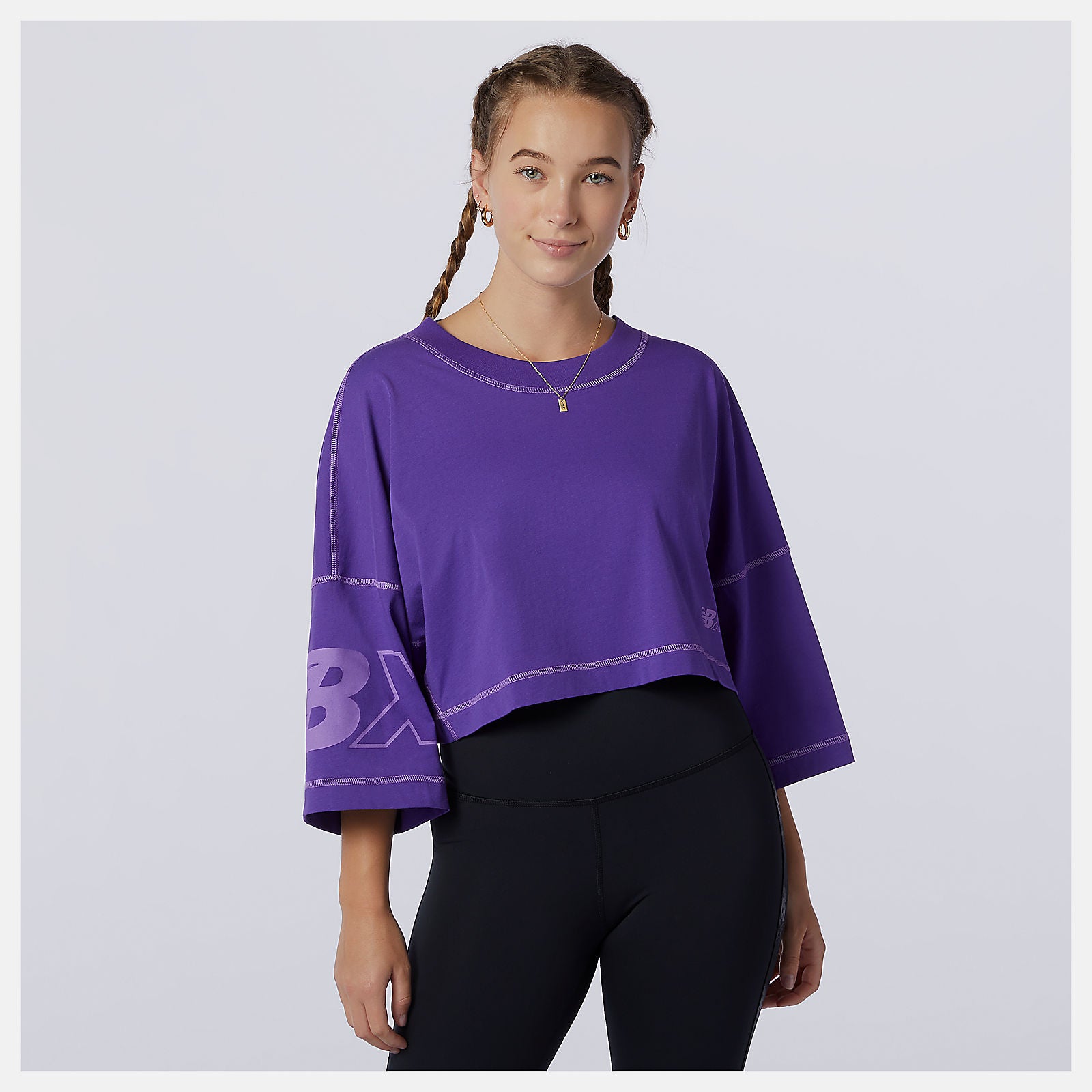 NB Essentials NBX Graphic Tee 2 | New Balance Clothing Prism Purple - Women
