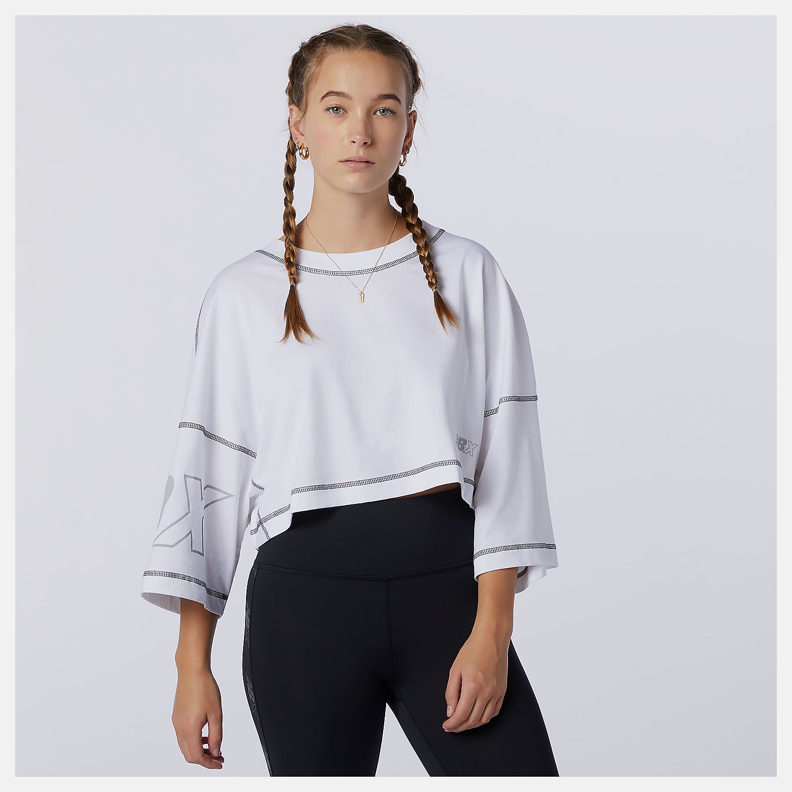 NB Essentials NBX Graphic Tee 2 | New Balance Clothing White - Women