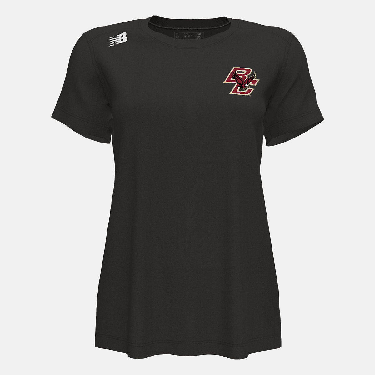 NB Short Sleeve Tech Tee(Boston College) | New Balance Clothing Team Black - Women