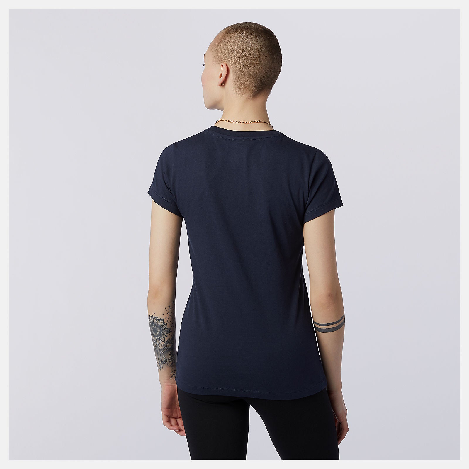 Essentials Stacked Logo Tee | New Balance Clothing Eclipse - Women
